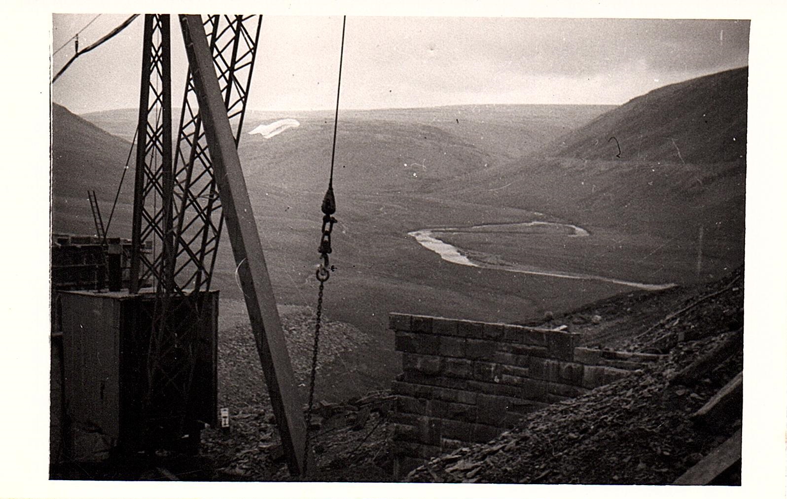 Construction of Claerwen Dam